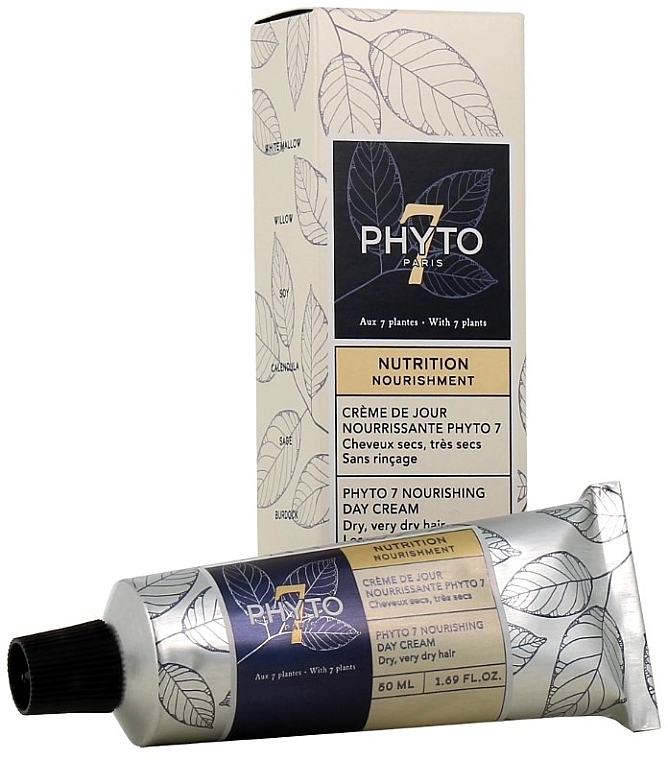 Живильний денний крем для сухого та дуже сухого волосся - Phyto Nourishing Day Cream Dry, Very Dry Hair — фото N1