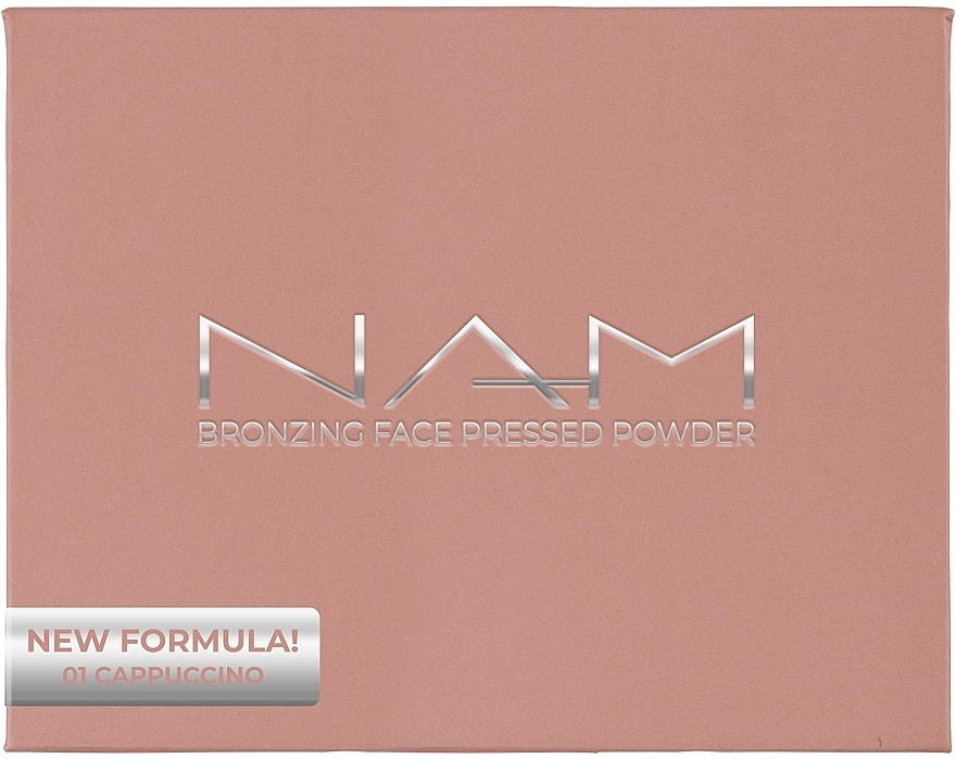 Бронзирующая пудра для лица - NAM Bronzing Face Pressed Powder — фото N1