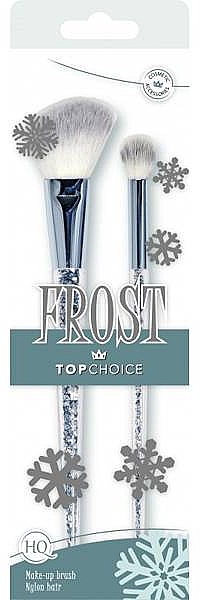 Набор кистей для макияжа "Frost", 38266, 2шт - Top Choice — фото N1