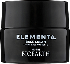 Парфумерія, косметика Живильний крем для обличчя на основі масла ши - Bioearth Elementa Base Cream Nutri