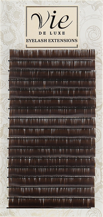 Ресницы в ленте тёмный шоколад, B 0,1/09 - Vie de Luxe — фото N1