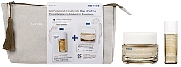 Парфумерія, косметика Набір - Korres White Pine Menopause Essentials Day Routine Set (d/cr/40ml + ser/15ml + bag)