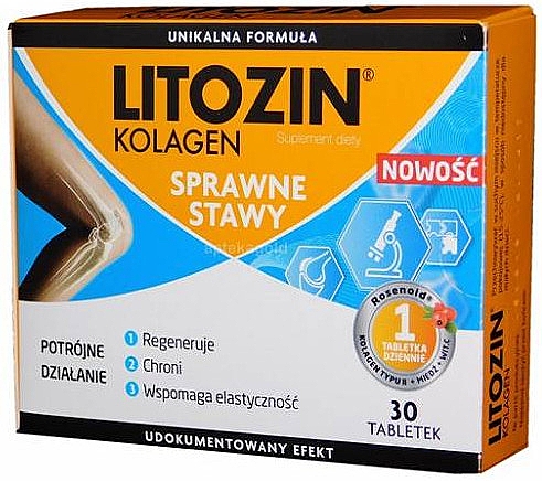 Пищевая добавка для здоровья суставов - Orkla Litozin Kolagen — фото N1