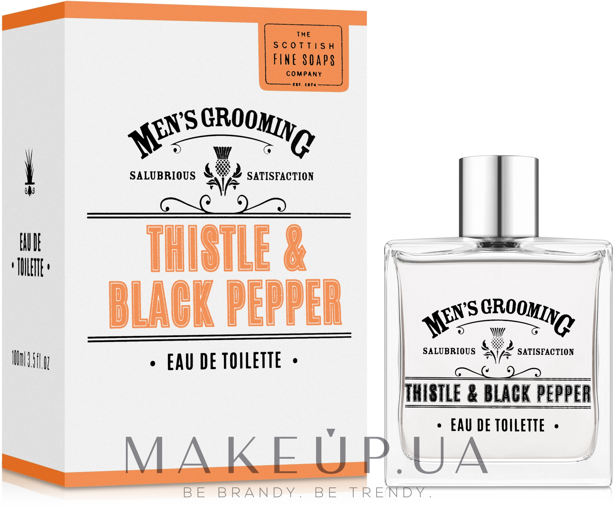 Scottish Fine Soaps Men’s Grooming Thistle & Black Pepper - Туалетная вода — фото 100ml