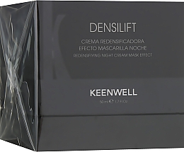 Духи, Парфюмерия, косметика Ночной крем - Keenwell Densilift Redensifiying Night Cream Mask Effect
