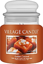 Ароматична свічка у банці "Золота карамель" - Village Candle Golden Caramel — фото N2