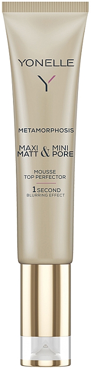 Крем для надання шкірі матовості та маскування пор - Yonelle Metamorphosis Maxi Matt & Mini Pore Mousse Perfector — фото N1
