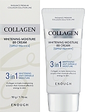 BB-крем з морським колагеном - Enough Collagen 3 in1 Whitening Moisture BB Cream SPF47 PA+++ — фото N2