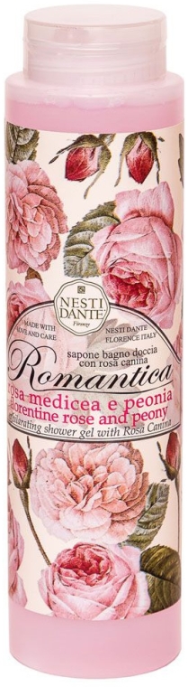 Гель для душа "Роза и пион" - Nesti Dante Romantica Shower Gel — фото N1