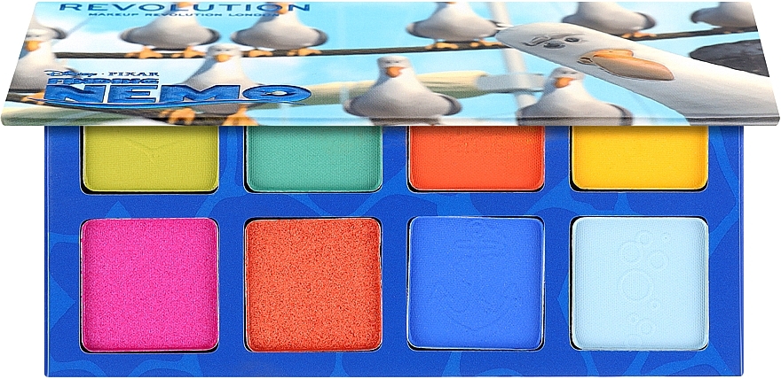 Палетка теней для век - Makeup Revolution Disney & Pixar’s Finding Nemo Mine Shadow Palette — фото N1