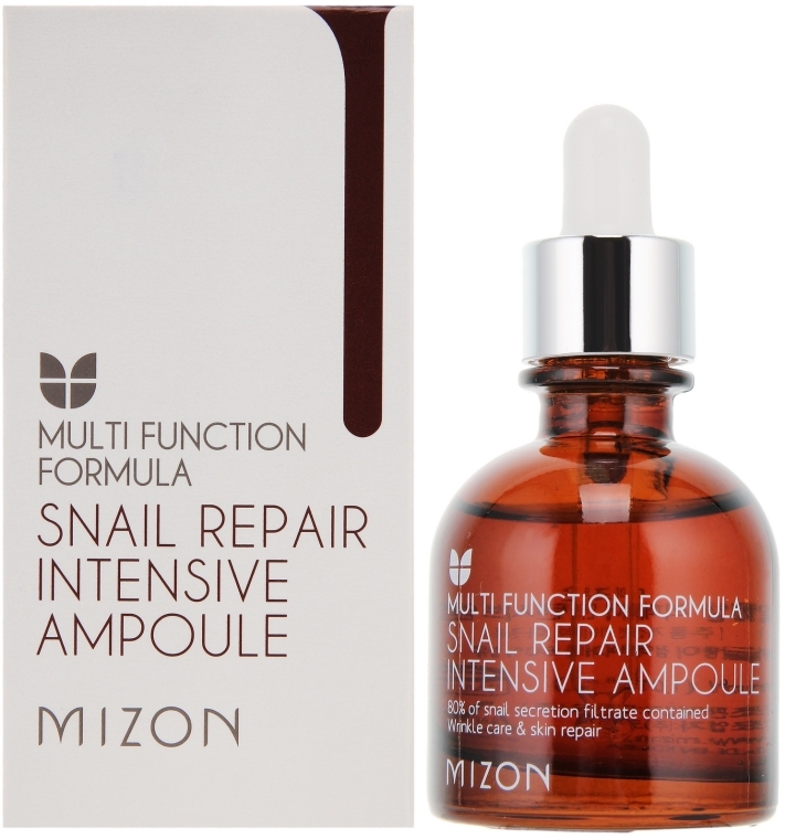 Равликова сиворотка для обличчя - Mizon Snail Repair Intensive Ampoule