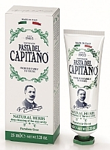 Зубна паста "Натуральні трави" - Pasta Del Capitano 1905 Natural Herbs Toothpaste * — фото N4