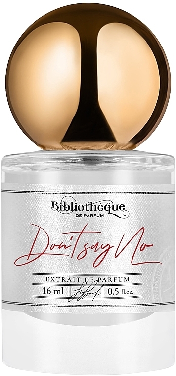 Bibliotheque de Parfum Don't Say NO - Парфуми (міні) (тестер без кришечки) — фото N1