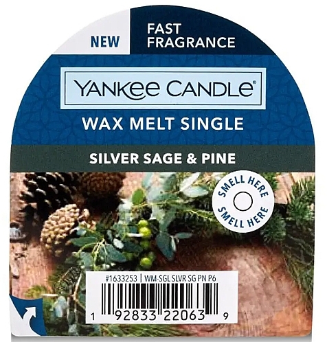 Ароматический воск - Yankee Candle Silver Sage & Pines Wax Melts 