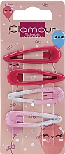 Парфумерія, косметика Заколки для волосся, 417621, рожеві - Glamour