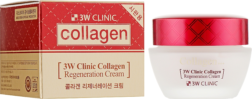 Регенерувальний крем для обличчя з колагеном - 3W Clinic Collagen Regeneration Cream — фото N2