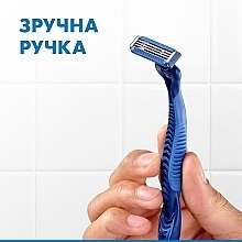 УЦЕНКА Набор одноразовых станков для бритья, 12 шт - Gillette Blue 3 Comfort Slalom * — фото N8