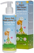 Парфумерія, косметика Органічний дитячий шампунь-гель 2 в 1 - Azeta Bio Organic Baby Shampoo Shower 2 in 1