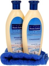 Духи, Парфюмерия, косметика Набор №17 - Mineral Beauty System Set (shm/500ml + con/500ml + towel)