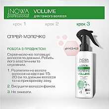 Молочко-спрей для придания объема - JNOWA Professional 4 Volume Lotion — фото N3