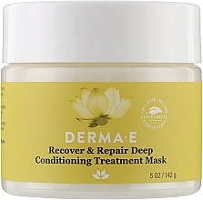 Духи, Парфюмерия, косметика Восстанавливающее средство для глубокого кондиционирования волос - Derma E Recover & Repair Deep Conditioning Treatment Mask