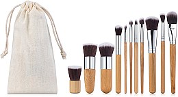 Духи, Парфюмерия, косметика Набор кистей для макияжа 11шт - Aise Line Makeup Brush Set