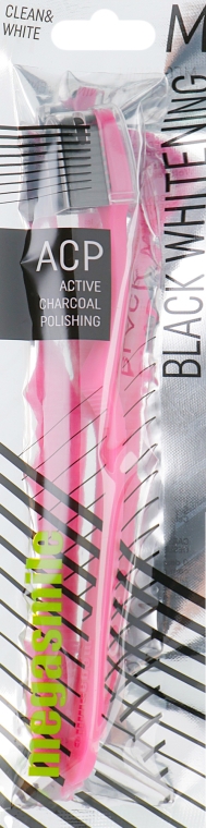 Зубна щітка, рожева - Megasmile Black Whitening — фото N1
