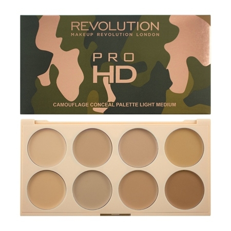 Палетка кремових коректорів  - Makeup Revolution Ultra Pro HD Camouflage — фото N1