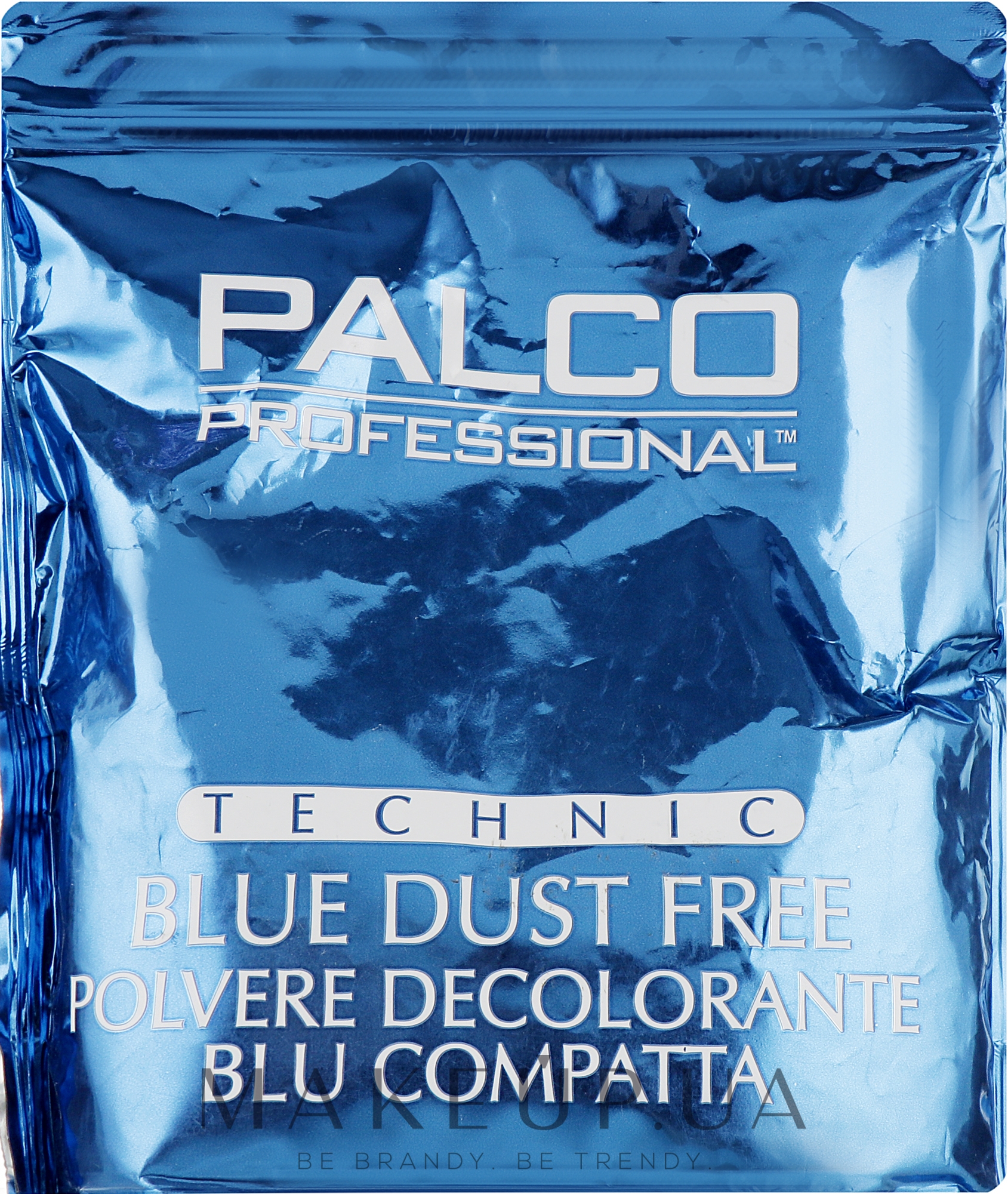 Порошок для осветления волос голубой - Palco Professional Technik Blue Dust Free — фото 500g