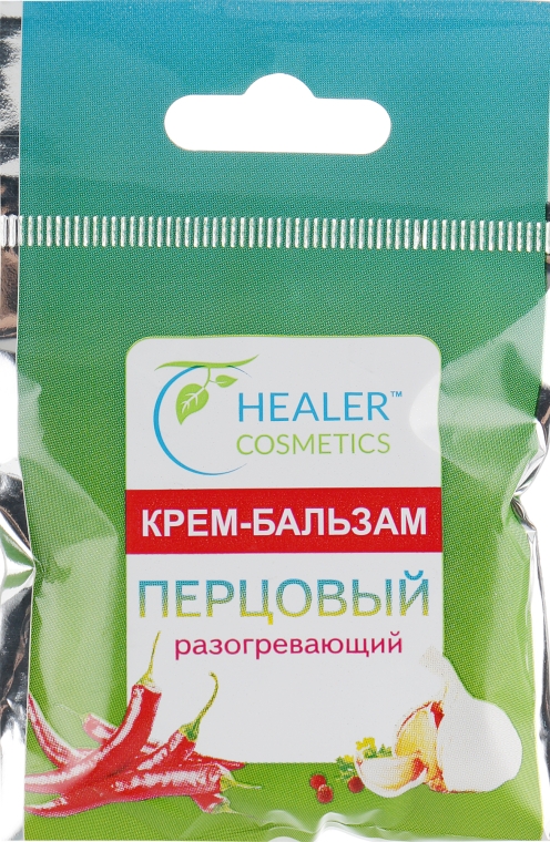 Крем-бальзам розігрівальний, перцевий - Healer Cosmetics — фото N1