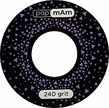 Запасной блок файл-ленты Pampam для катушки, 240 грит, 6 м - Staleks Pro Bobbi Nail Exclusive — фото N1