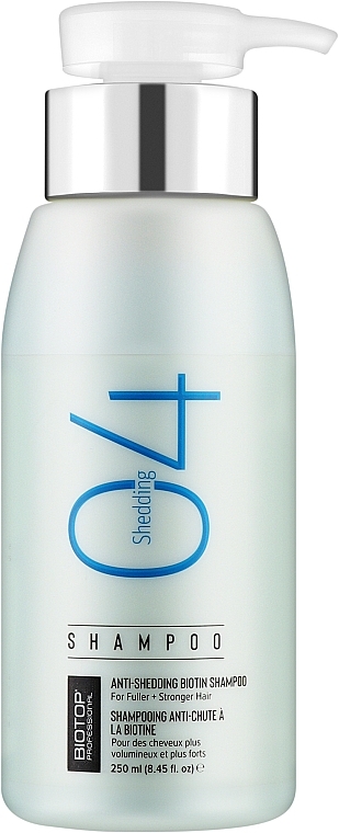 Шампунь проти випадіння волосся - Biotop 04 Shedding Shampoo — фото N1