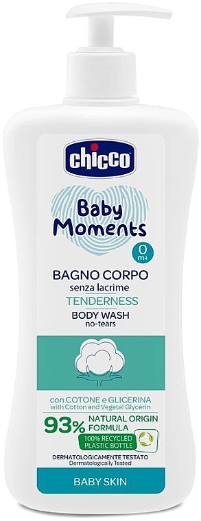 Ніжний гель для купання - Chicco Baby Moments Tenderness Body Wash — фото N1