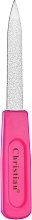 Пилочка для ногтей, CNF-490, dark pink - Christian — фото N1