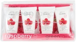 Парфумерія, косметика Набір - Greenland Fruit Extracts Raspberry (shm/30ml + sh/gel/30ml + cr/30ml + cr/30ml)