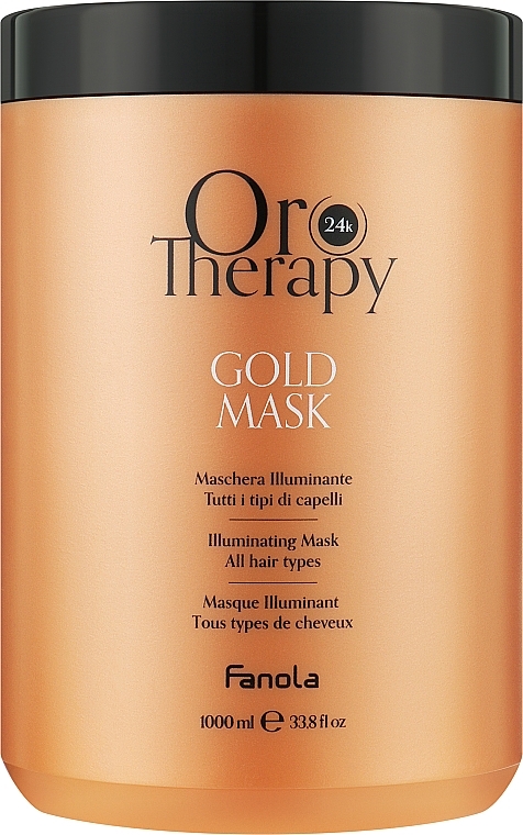 Маска для волос - Fanola Oro Therapy Gold 24K Mask All Hair Types — фото N2