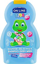 Парфумерія, косметика Шампунь-гель для душу "Жуйка" - On Line Kids Bubble Gum Shampoo & Body Wash