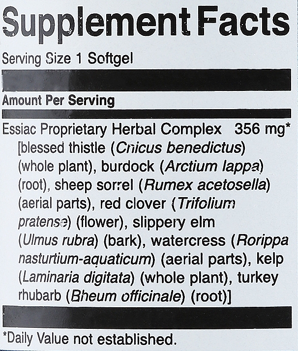 Харчова добавка "Комплекс 8 рослин", 389 мг - Swanson Essiac Eight Herb Complex — фото N3