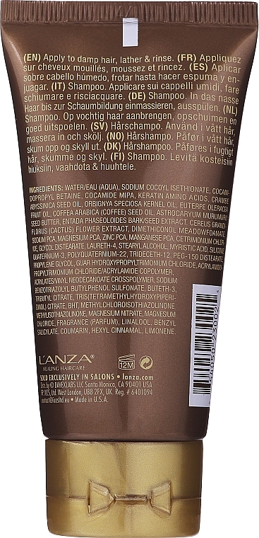 УЦЕНКА Шампунь для сияния волос - L'Anza Keratin Healing Oil Lustrous Shampoo * — фото N2