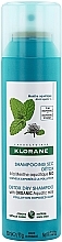 Парфумерія, косметика Сухий шампунь - Klorane Aquatic Mint Detox Dry Shampoo