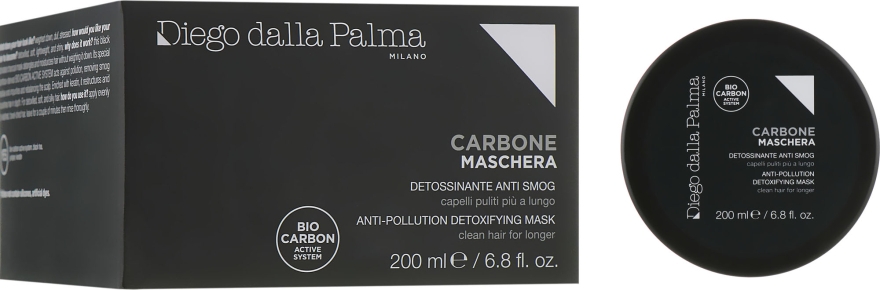 Очищающая маска от загрязнений - Diego Dalla Palma Carbone Mask — фото N1
