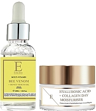 Парфумерія, косметика Набір - Eclat Skin London Bee Venom + Manuka Honey + Hyaluronic Acid & Collagen (ser/30ml + f/cr/50ml)