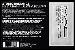 ПОДАРОК! Увлажняющий праймер для лица - MAC Studio Radiance Moisturizing & Illuminating Silky Face Primer (пробник) — фото N2