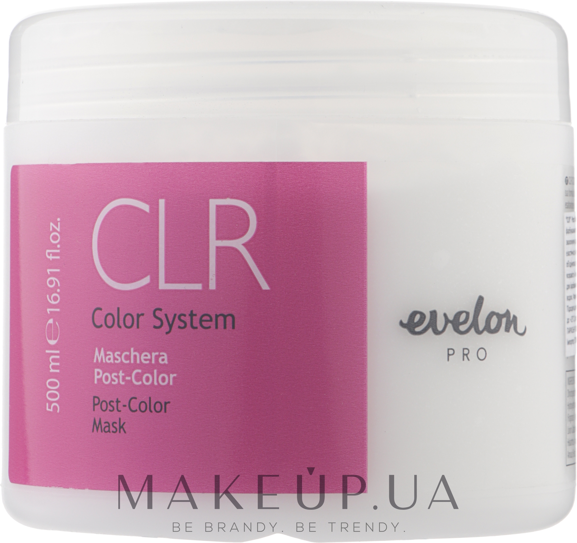 Маска для фарбованого волосся - Parisienne Evelon Pro Color System Post Color Mask — фото 500ml