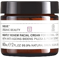 Парфумерія, косметика Крем для обличчя - Evolve Organic Beauty Nightly Renew Facial Cream