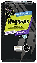 Парфумерія, косметика Підгузки-трусики Ninjamas Pyjama Boy Pants, 4-7 років (17-30 кг), 10 шт. - Pampers