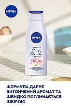 Лосьон для тела "Цвет вишни и масло жожоба" - NIVEA Cherry Blossom & Jojoba Oil Lotion — фото N3