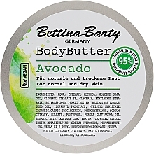 Духи, Парфюмерия, косметика Масло для тела "Авокадо" - Bettina Barty Avocado Body Butter