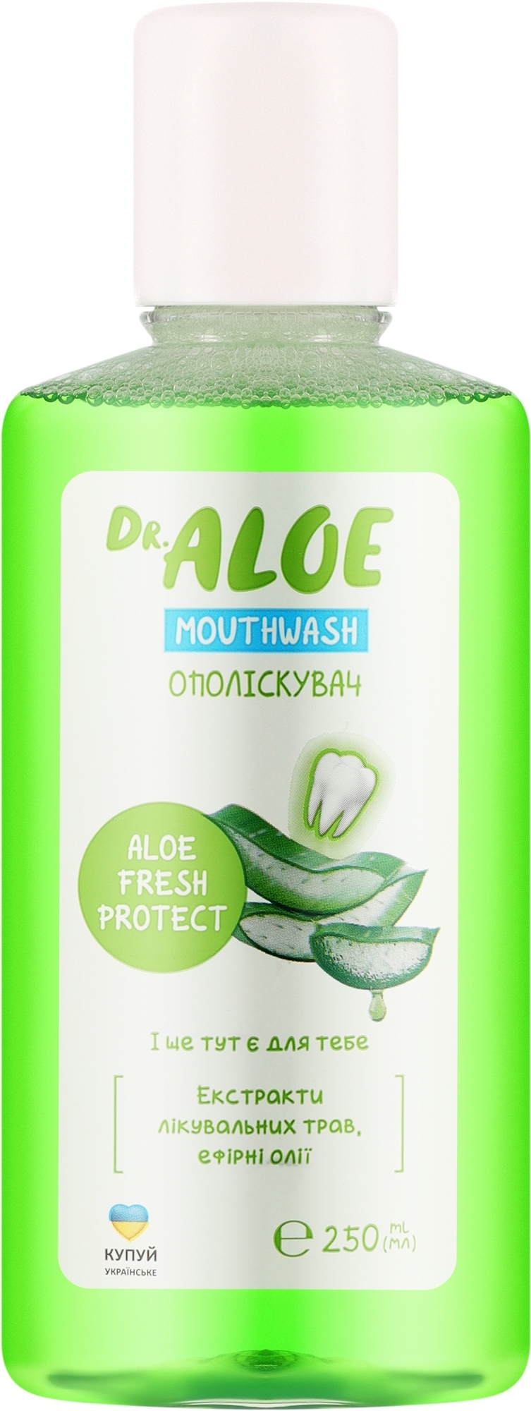 Ополіскувач для порожнини рота - Dr. Aloe Mouthwash — фото 250ml