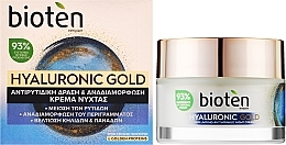Нічний крем проти зморщок - Bioten Hyaluronic Gold Replumping Antiwrinkle Night Cream — фото N2